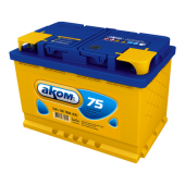 АККУМУЛЯТОР AKOM 6CT-75 (75 A/H) 750 A L+