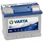 АККУМУЛЯТОР VARTA START-STOP D53 560 500 056 (60 A/H) 560 A R+