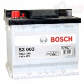 АККУМУЛЯТОР BOSCH S3 003 545 413 040 (45 A/H) 400 A L+