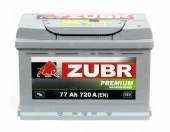 АККУМУЛЯТОР ZUBR PREMIUM (77 A/H) 720 A L+