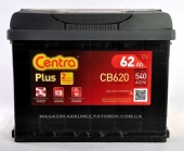 АККУМУЛЯТОР CENTRA PLUS CB620 (62 A/H) 540 A R+