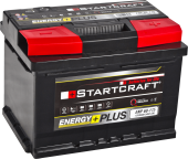 АККУМУЛЯТОР STARTCRAFT ENERGY PLUS (60 A/H) 540 A R+ НИЗКИЙ