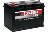 АККУМУЛЯТОР ZUBR ULTRA ASIA (91 A/H) 800 A L+