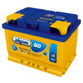 АККУМУЛЯТОР AKOM 6CT-60 ЕВРО (60 A/H) 590 A R+