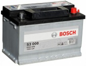АККУМУЛЯТОР BOSCH S3 008 570 409 064 (70 A/H) 640 A R+
