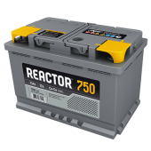 АККУМУЛЯТОР AKOM 6CT-75 РЕАКТОР ЕВРО (75 A/H) 820 A R+