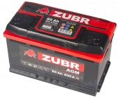 АККУМУЛЯТОР ZUBR AGM (80 A/H) 800 A R+