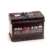 АККУМУЛЯТОР MOLL M3+ AGM (70 A/H) 760 A R+