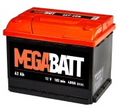 АККУМУЛЯТОР MEGA BATT 6СТ-62 (62 A/H) 480 A L+