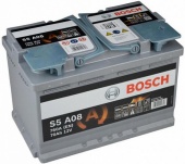 АККУМУЛЯТОР BOSCH S5 A08 AGM (70 A/H) 760 A R+