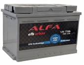АККУМУЛЯТОР ALFA EFB 77 R (780A, 278*175*190)