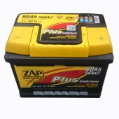 АККУМУЛЯТОР ZAP PLUS (60 A/H) 600 A R+