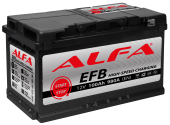 АККУМУЛЯТОР ALFA EFB 100 R (980A, 353*175*190)