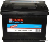 АККУМУЛЯТОР HAGEN (55 A/H) 460 A R+