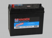АККУМУЛЯТОР HAGEN (45 A/H) 300 A L+