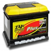 АККУМУЛЯТОР ZAP PLUS (50 A/H) 480 A R+