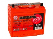 АККУМУЛЯТОР ЗВЕРЬ 75B24L (58 A/H) 600 A R+