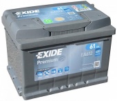 АККУМУЛЯТОР EXIDE PREMIUM EA612 (61 A/H) 600 A R+