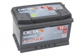 АККУМУЛЯТОР DETA SENATOR 3 DA722 (72 A/H) 720 A R+