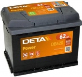 АККУМУЛЯТОР DETA POWER DB621 (62 A/H) 540 A L+