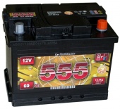 АККУМУЛЯТОР 555 6СТ-60 А3 (60 A/H) 510 A L+