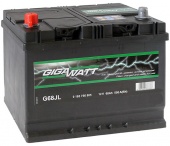 АККУМУЛЯТОР GIGAWATT (68 A/H) 550 A L+