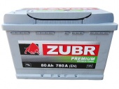 АККУМУЛЯТОР ZUBR PREMIUM (80 A/H) 780 A L+
