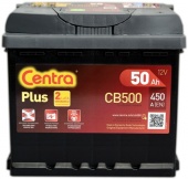 АККУМУЛЯТОР CENTRA PLUS CB500 (50 A/H) 450 A R+