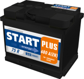 АККУМУЛЯТОР START PLUS (75 A/H) 680A R+