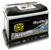АККУМУЛЯТОР ZAP SILVER PREMIUM 570 25 (70 A/H) 680 A R+