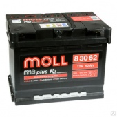 АККУМУЛЯТОР MOLL M3+ (62 A/H) 600 A R+