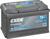 АККУМУЛЯТОР EXIDE PREMIUM EA722 (72 A/H) 720 A R+