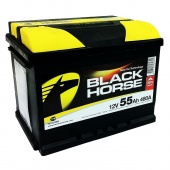 АККУМУЛЯТОР BLACK HORSE (55 A/H) 480 A R+