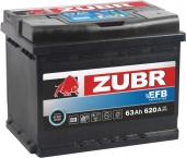 АККУМУЛЯТОР ZUBR EFB (63 A/H) 620 A R+