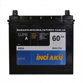 АККУМУЛЯТОР INCI AKU SUPRA ASIA (60 A/H) 580 A R+