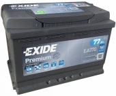 АККУМУЛЯТОР EXIDE PREMIUM EA770 (77 A/H) 760 A R+
