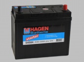 АККУМУЛЯТОР HAGEN (45 A/H) 300 A R+