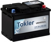 АККУМУЛЯТОР TOKLER UNIVERSAL (75 A/H) 540 A L+