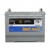 АККУМУЛЯТОР INCI AKU SUPRA ASIA (70 A/H) 680 A L+