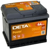 АККУМУЛЯТОР DETA POWER DB442 (44 A/H) 420 A R+