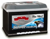 АККУМУЛЯТОР SZNAJDER SILVER PREMIUM (75 A/H) 750 A R+