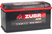 АККУМУЛЯТОР ZUBR AGM (95 A/H) 850 A R+