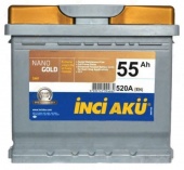 АККУМУЛЯТОР INCI AKU NANO GOLD (55 A/H) 510 A R+
